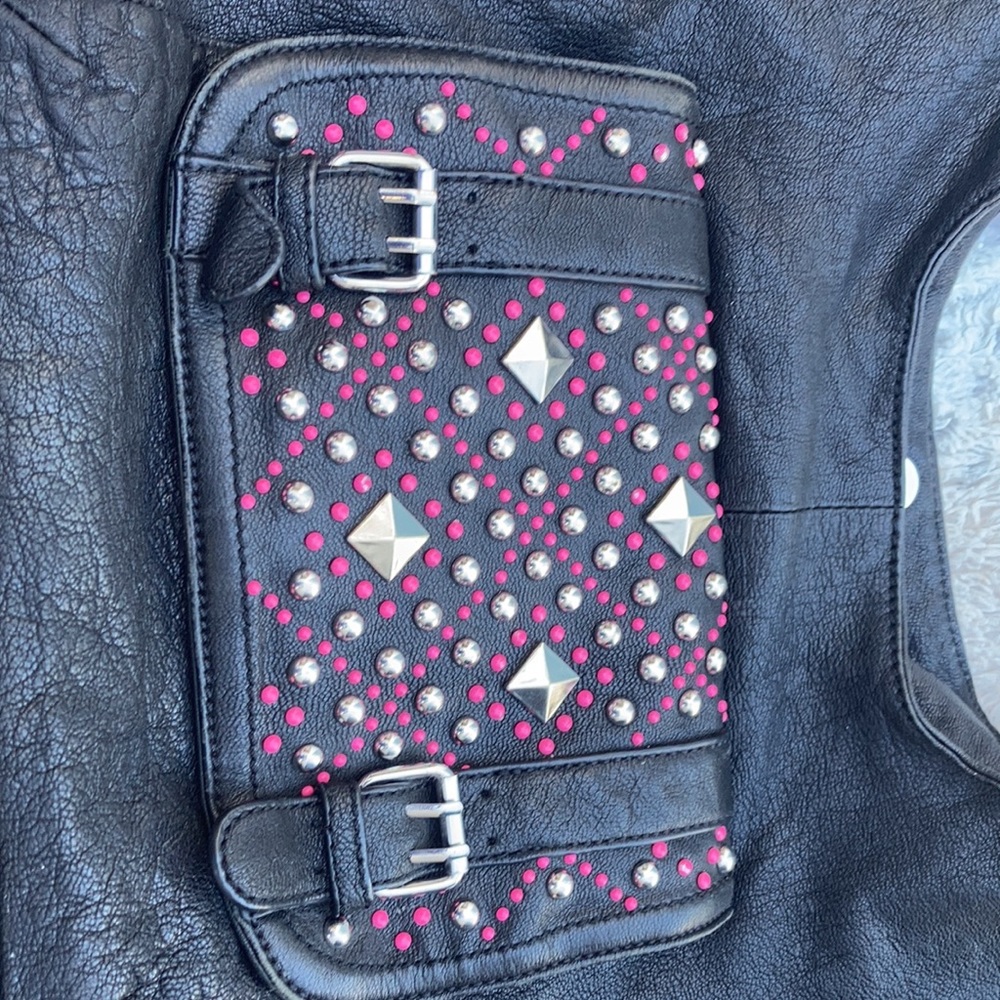 Betsey Johnson “Biker Babe” Handbag Tote - Picture 2 of 8